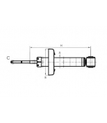 SCT Germany - Z1695 - Амортизатор зад масл Golf II/III/Jetta II/Vento$  1H0513031